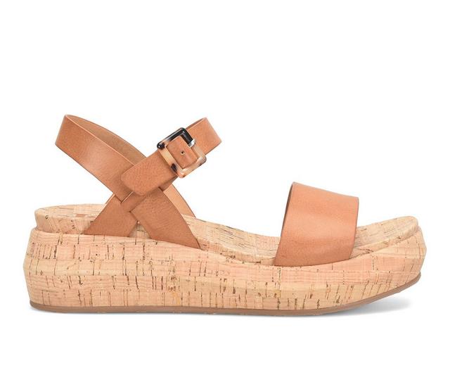 Women's Korks Divinity Wedges in Light Tan color