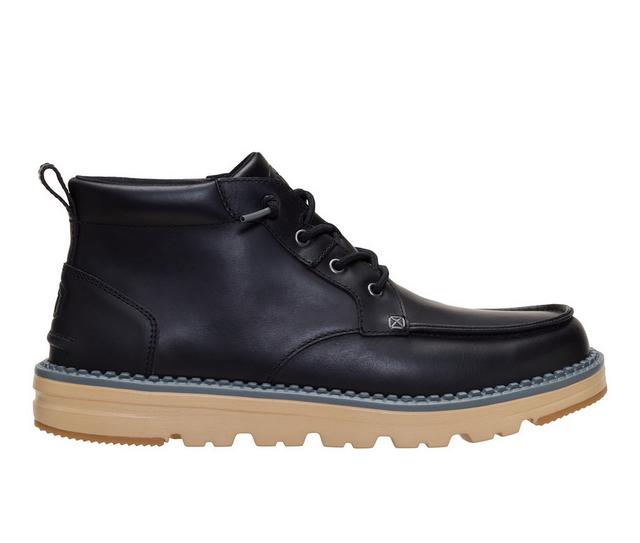Men's HEYDUDE Flint Boot Classic Boots in Black/Multi color