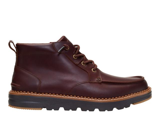 Men's HEYDUDE Flint Boot Classic Boots in CHOCOLATE color