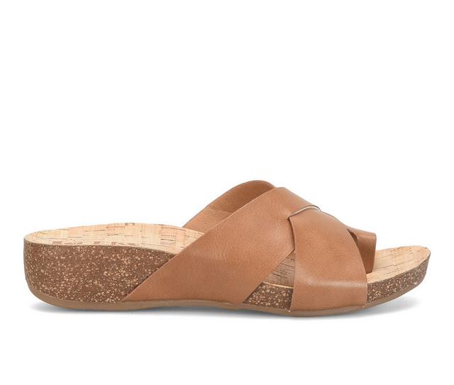 Women's Korks Micha Footbed Sandals in Tan color