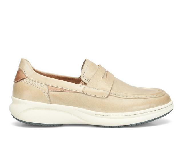 Men's Born Davis Slip-On Shoes in Cream color