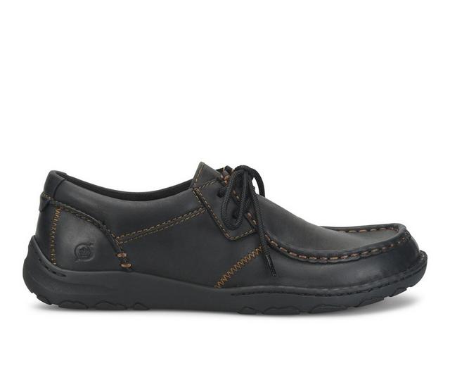 Men's Born Samson Boat Shoes in Black color