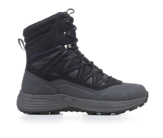 Men's Northside Snowtread Waterproof Winter Boots in Black color
