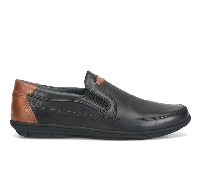 Men's Born Wilkins Slip-On Shoes in Black color