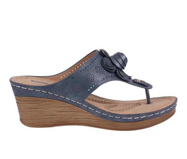 Women's GC Shoes Willa Wedges in Blue color