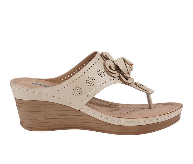 Women's GC Shoes Willa Wedges in Gold color
