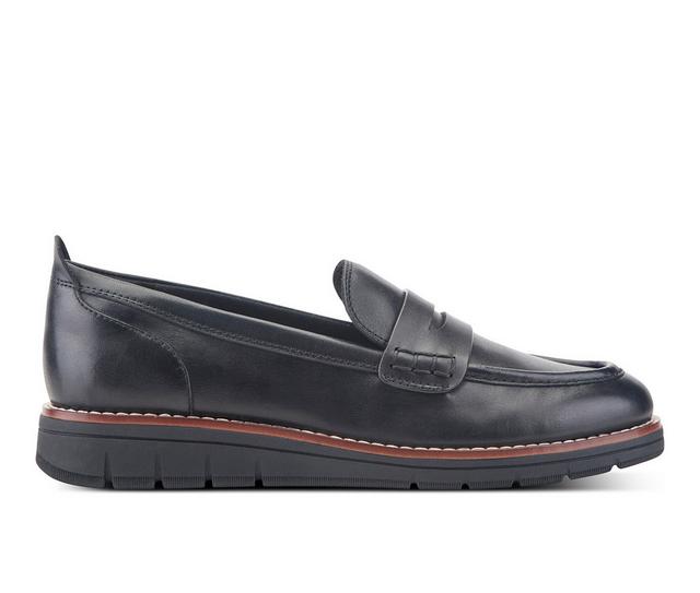 Women's Rockport Adalee Loafers in Black color