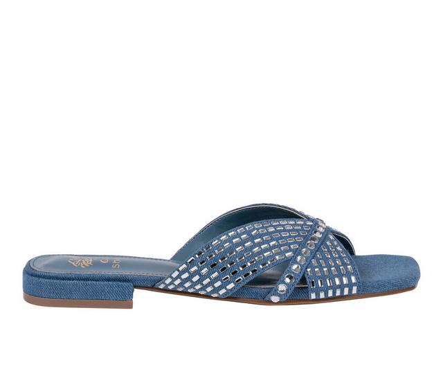 Women's GC Shoes Elara Sandals in Blue color