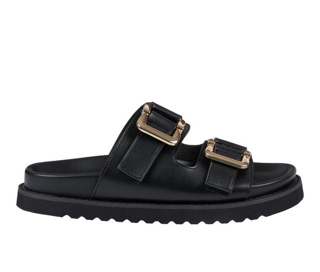 Women's GC Shoes Juno Footbed Sandals in Black color