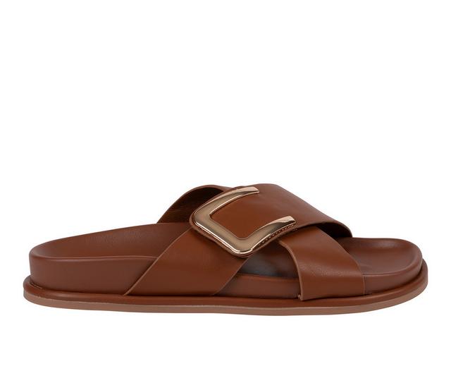 Women's GC Shoes Weekend Footbed Sandals in Tan color