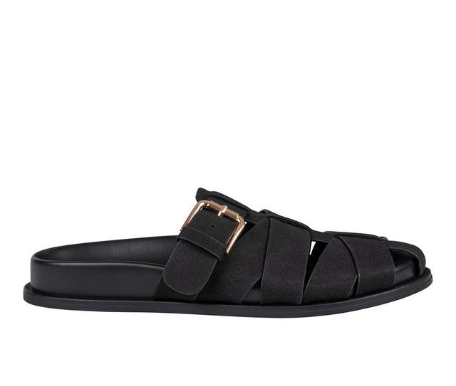 Women's GC Shoes Lovely Footbed Sandals in Black color