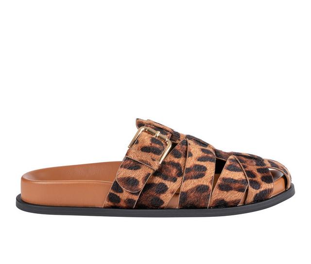 Women's GC Shoes Lovely Footbed Sandals in Leopard color
