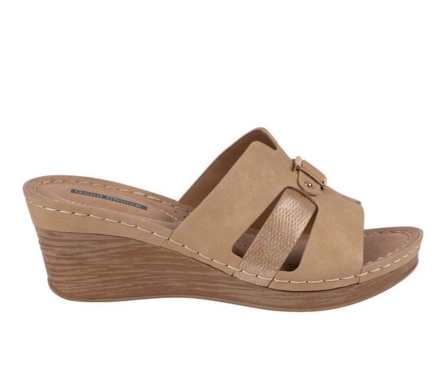 Women's GC Shoes Molane Wedges in Tan color