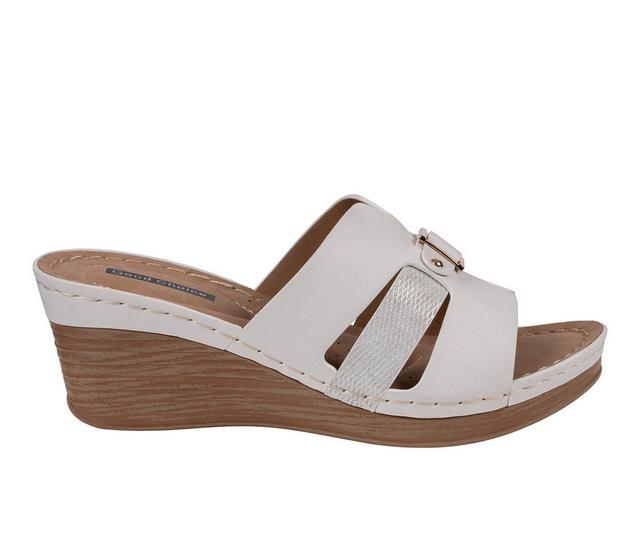 Women's GC Shoes Molane Wedges in White color