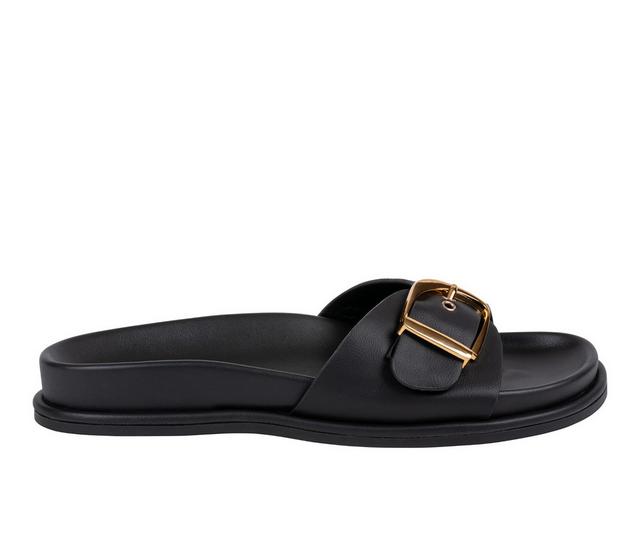 Women's GC Shoes Basel Footbed Sandals in Black color