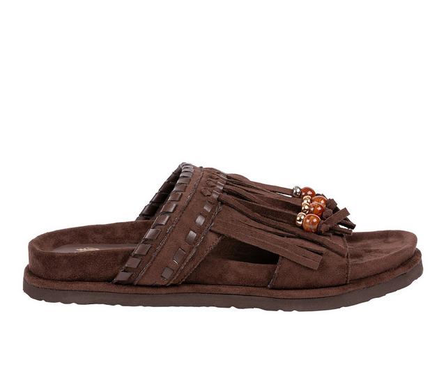 Women's GC Shoes Catori Footbed Sandals in Brown color