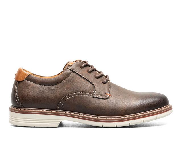 Boys' Florsheim Little Kid & Big Kid Norwalk Plain Toe Oxfords in Brown CH color