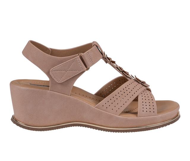 Women's GC Shoes Miko Wedges in Blush color
