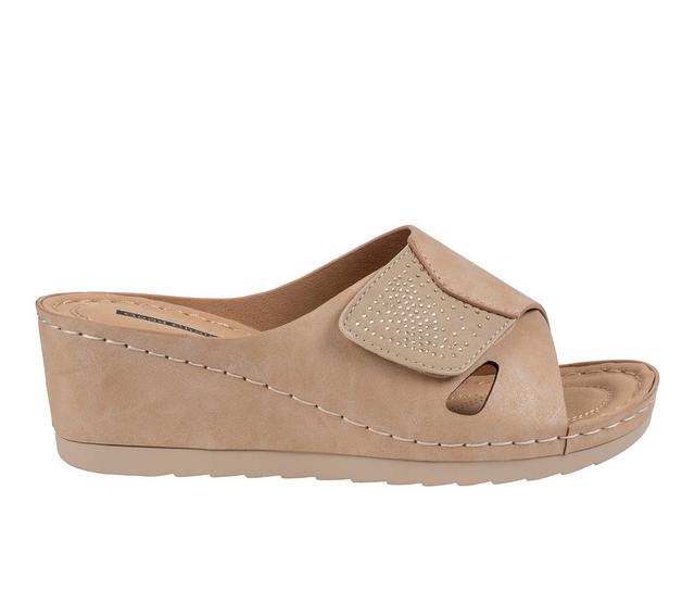 Women's GC Shoes Savina Wedges in Nude color