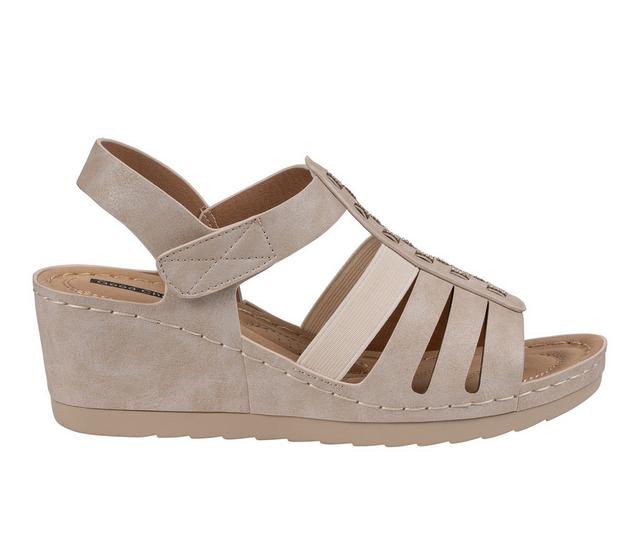 Women's GC Shoes Yuna Wedges in Nude color