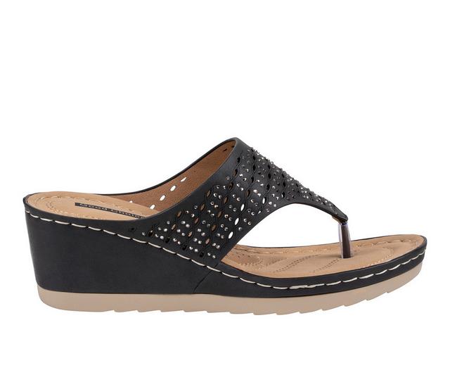 Women's GC Shoes Dannay Wedges in Black color