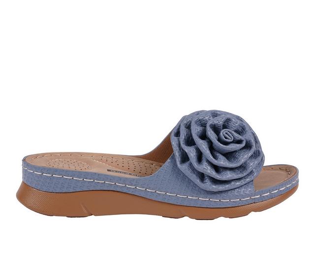 Women's GC Shoes Honey Sandals in Blue color