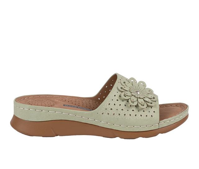 Women's GC Shoes Gabbie Sandals in Green color