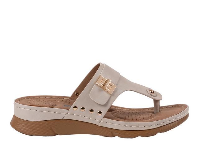 Women's GC Shoes Arla Sandals in Beige color