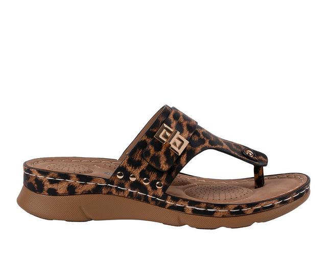Women's GC Shoes Arla Sandals in Leopard color