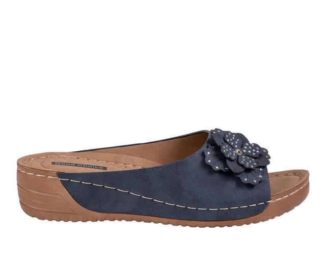 Women's GC Shoes Clover Sandals in Navy color