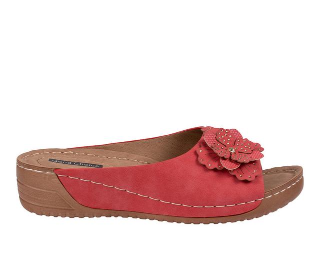 Women's GC Shoes Clover Sandals in Coral color