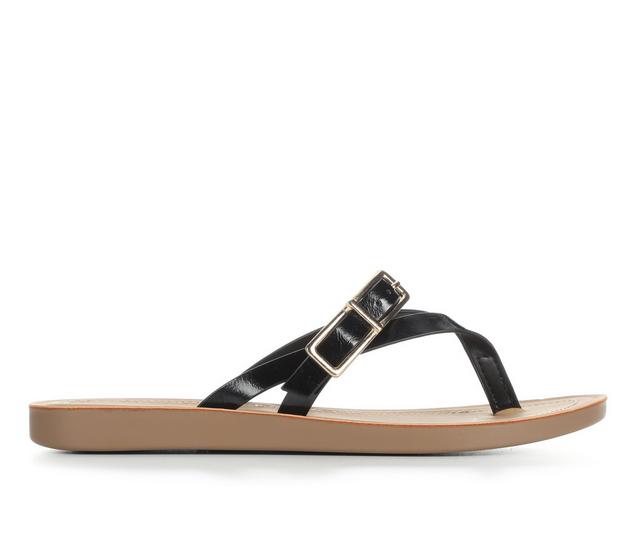 Women's Soda Augie-S Sandals in Black color
