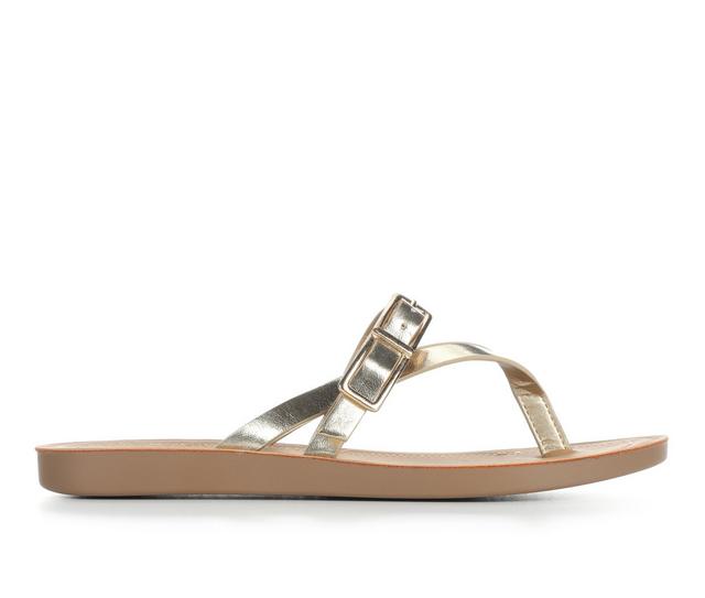Women's Soda Augie-S Sandals in Gold color