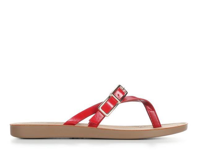 Women's Soda Augie-S Sandals in Lipstick color