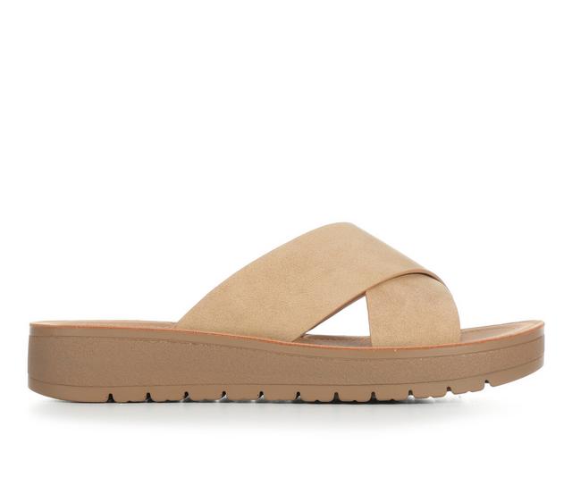 Women's Soda Ludo-S Sandals in Camel color