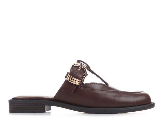 Women's Soda Kenzie Mules in Brown color