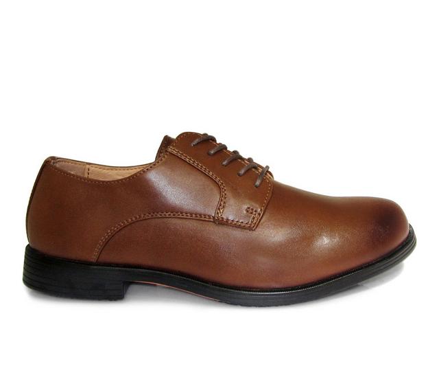 Men's Genuine Grip 9545 Slip Resistant Oxfords in Brown color