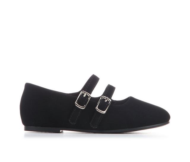 Girls' Soda Toddler Nora Mary Jane Flats in Black color