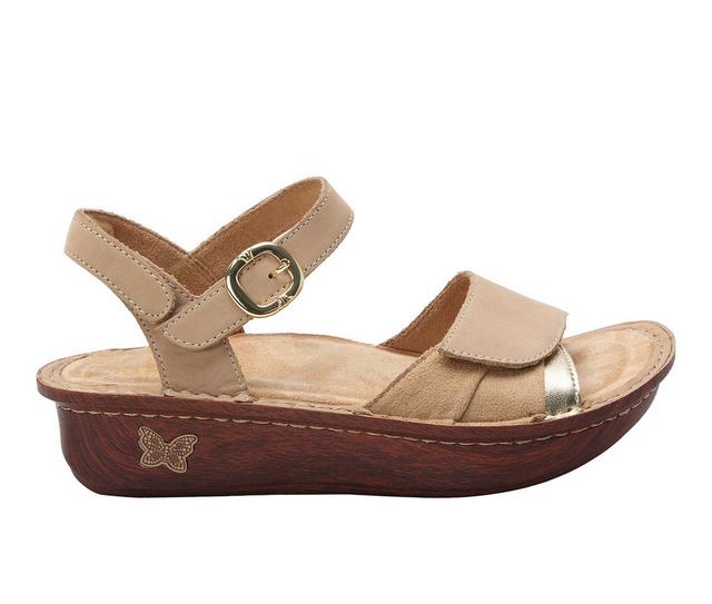 Women's ALEGRIA Klementine Wedges in Bone color