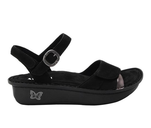 Women's ALEGRIA Klementine Wedges in Black color