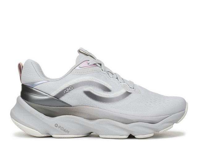 Women's Ryka Elevate LX 2 Walking Shoes in Vapor Grey color