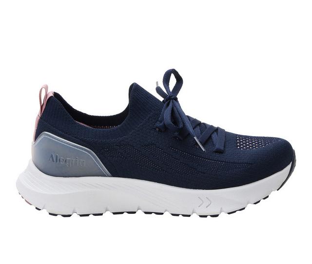 Women's ALEGRIA Regale Walking Shoes in Blush Navy color