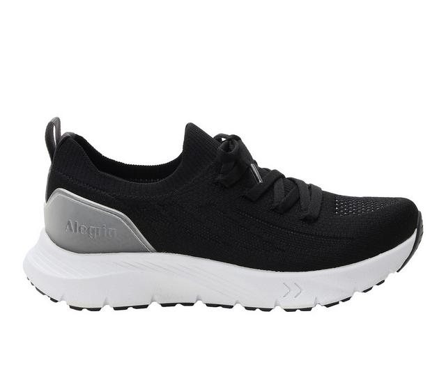 Women's ALEGRIA Regale Walking Shoes in Iron Black color