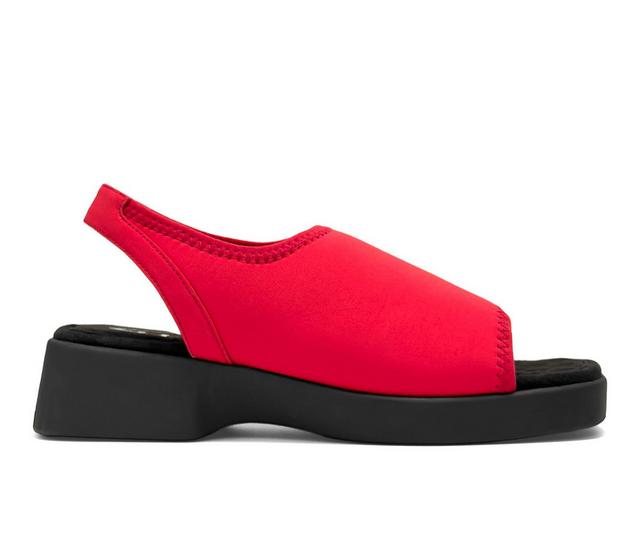 Women's Aerosoles Azura Heeled Sandals in Red color