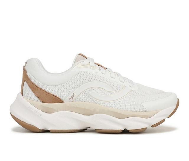 Women's Ryka Rezorb Max 2 Running Shoes in White/Alyss color