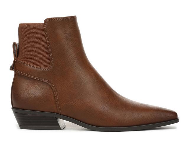 Women's Naturalizer Bea Booties in Saddle Brown color