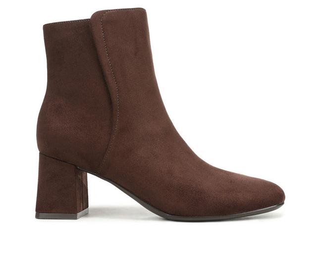 Women's Naturalizer Delaney Booties in Chocolate color