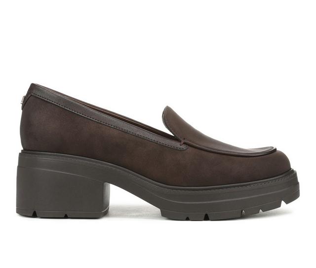 Women's Naturalizer Luly Loafers in Midnight Brown color