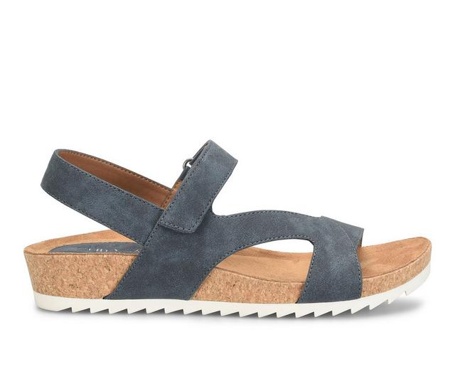 Women's EuroSoft Gillian Sandals in Navy color