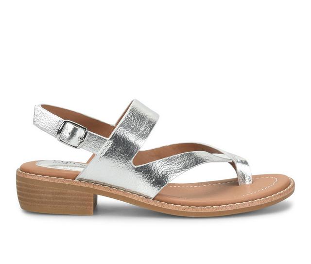 Women's EuroSoft Nessie Sandals in Silver color